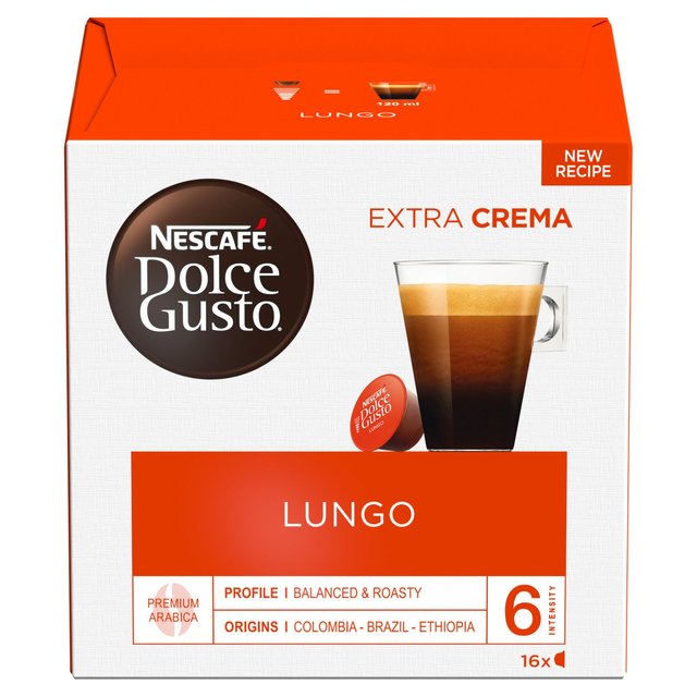 Nescafe Dolce Gusto Caffe Lungo Pods Food Cupboard M&S   