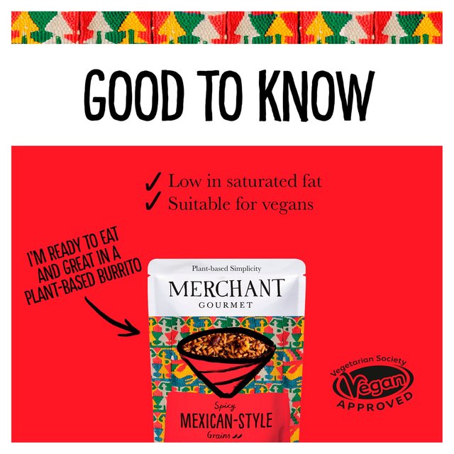 Merchant Gourmet Mexican Inspired Grains Food Cupboard M&S   