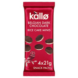 Kallo Belgian Dark Chocolate Mini Rice Cakes Multipack Crisps, Nuts & Snacking Fruit M&S Default Title  