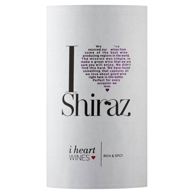 I heart Shiraz Beer, Wine & Spirits M&S   