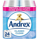 Andrex Classic Clean Toilet Roll - 24 Rolls Bathroom M&S   