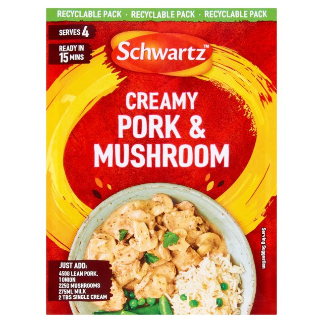 Schwartz Creamy Pork Cooking Sauces & Meal Kits M&S   