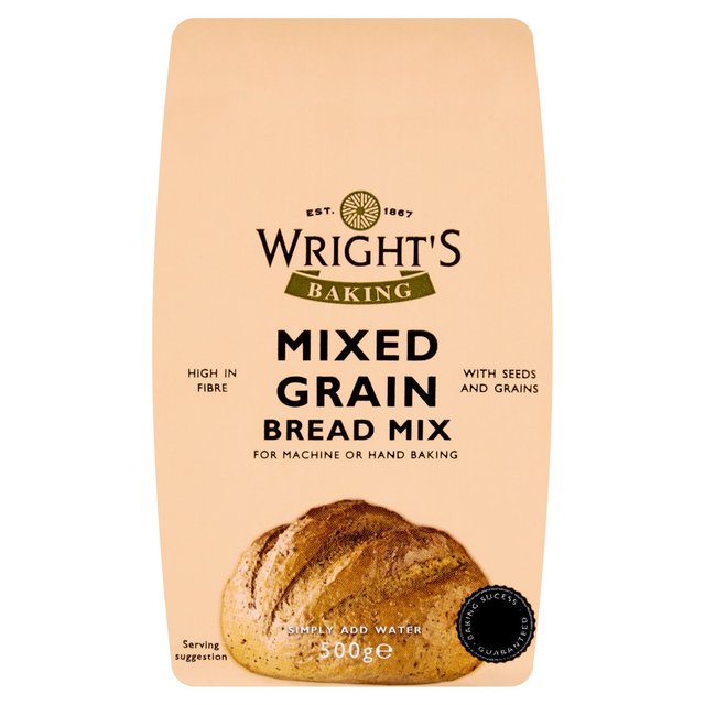 Wright's Bread Mix Mixed Grain Food Cupboard M&S   