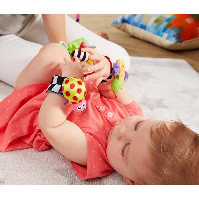 Lamaze Gardenbug Wrist Rattle & Footfinder Set, 0mths+ Toys & Kid's Zone M&S   