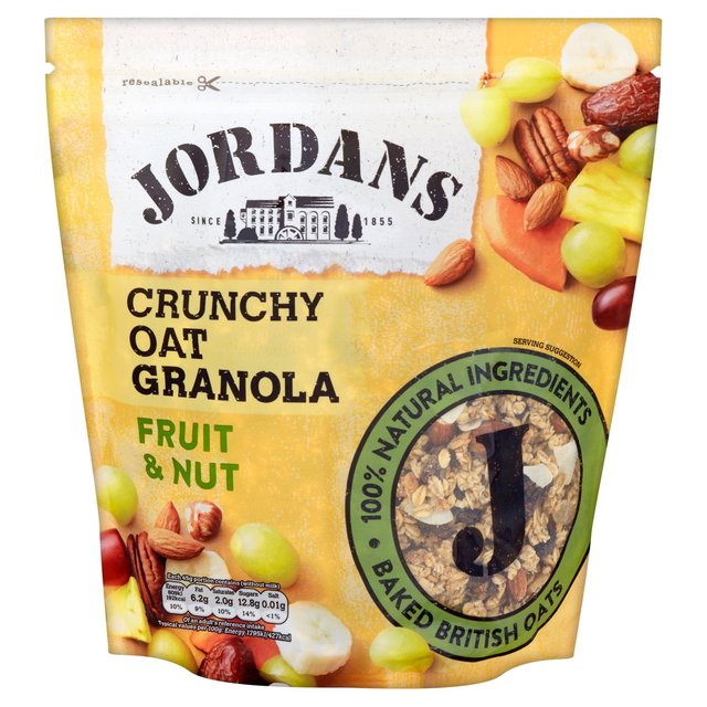 Jordans Crunchy Oat Granola Fruit & Nut Food Cupboard M&S   