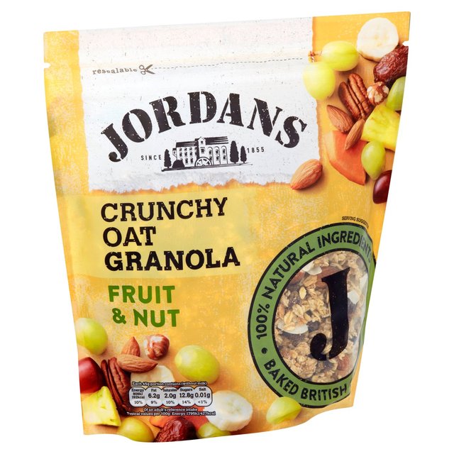 Jordans Crunchy Oat Granola Fruit & Nut Food Cupboard M&S   