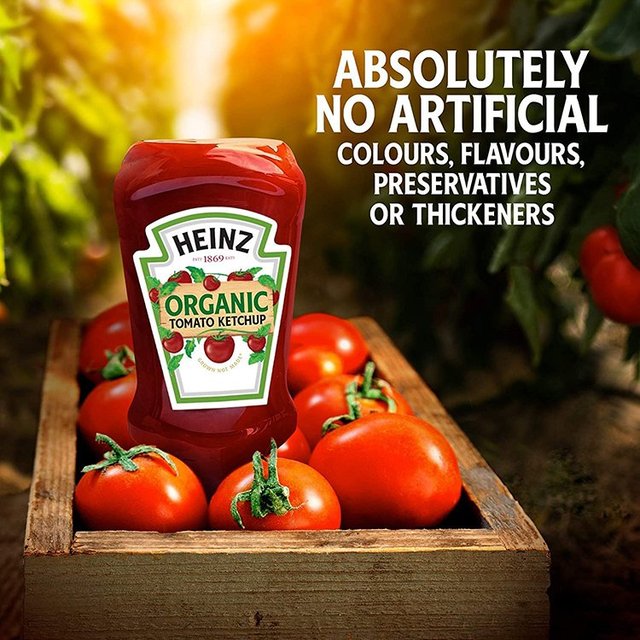 Heinz Organic Tomato Ketchup Food Cupboard M&S   