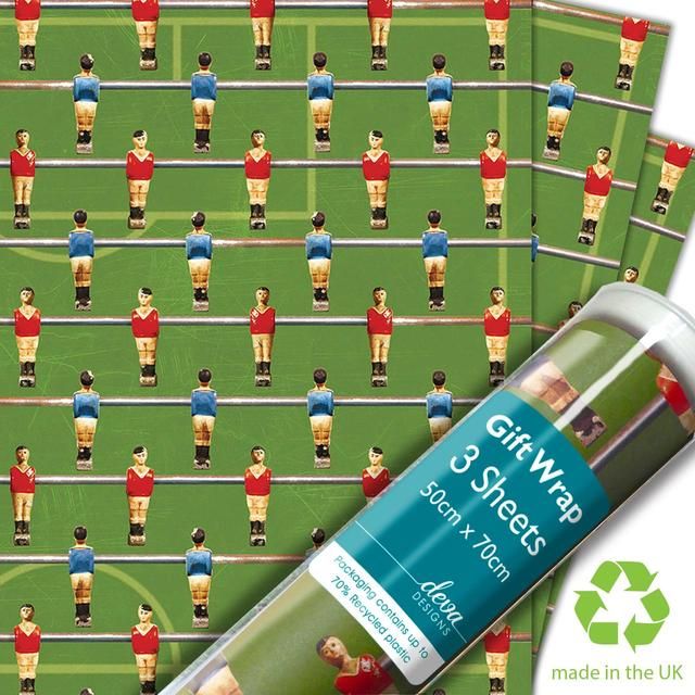 Fooseball Gift Wrap Sheets