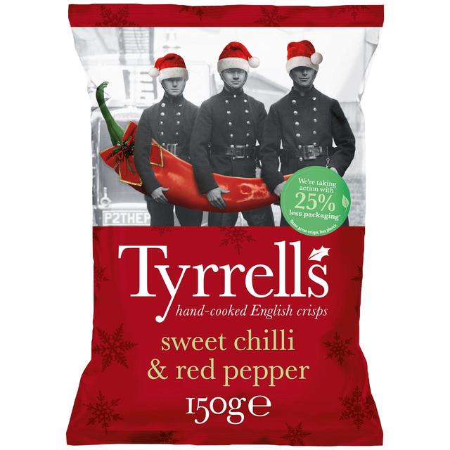 Tyrrells Sweet Chilli & Red Pepper Sharing Crisps   150g