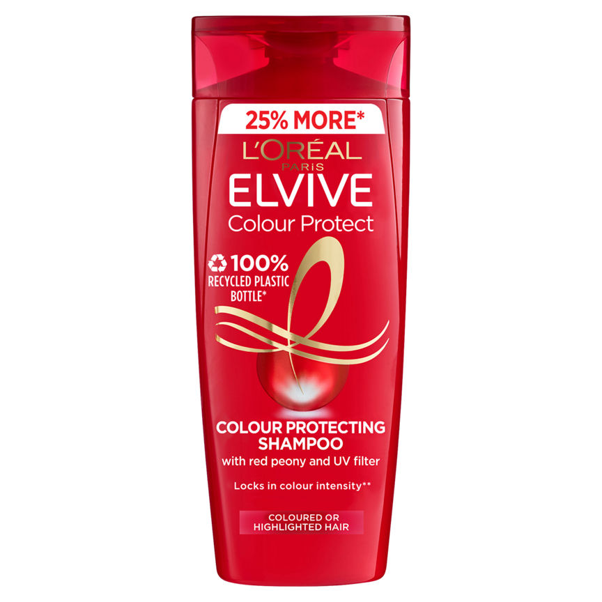 L'Oreal Elvive Colour Protect Shampoo for Coloured or Highlighted Hair Haircare & Styling ASDA   