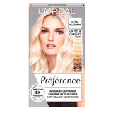 L'Oreal Preference Platinum Extreme Platinum Blonde Permanent Hair Dye Hair Colourants & Dyes ASDA   