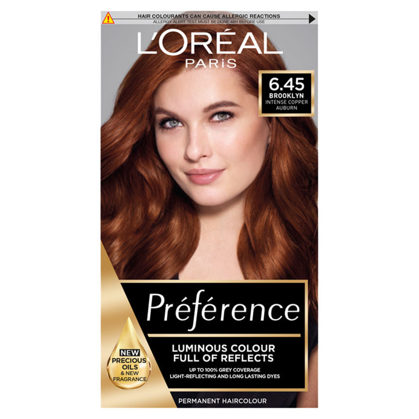 L'Oreal Preference Infinia 6.45 Brooklyn Intense Copper Auburn Hair Dye