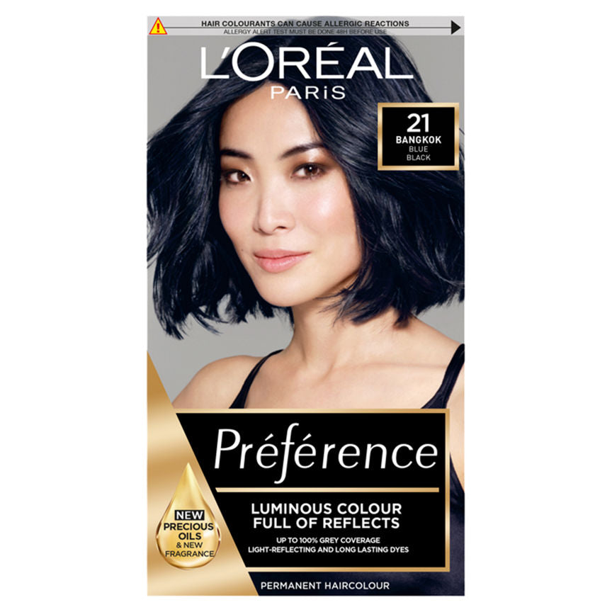 L'Oreal Preference Infinia 21 Starry Night Blue Black Hair Dye Hair Colourants & Dyes ASDA   