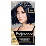 L'Oreal Preference Infinia 21 Starry Night Blue Black Hair Dye Hair Colourants & Dyes ASDA   