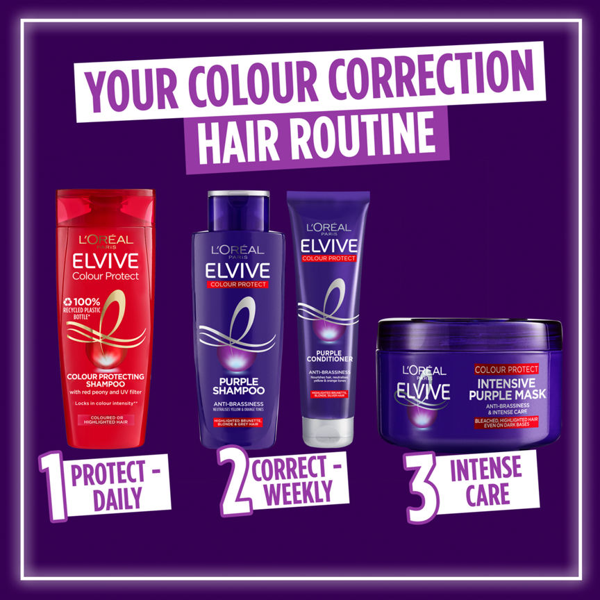 L'Oreal Elvive Elvive Colour Protect Anti-Brassiness Purple Mask