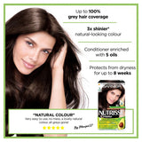 Garnier Nutrisse 3 Darkest Brown Permanent Hair Dye Hair Colourants & Dyes ASDA   