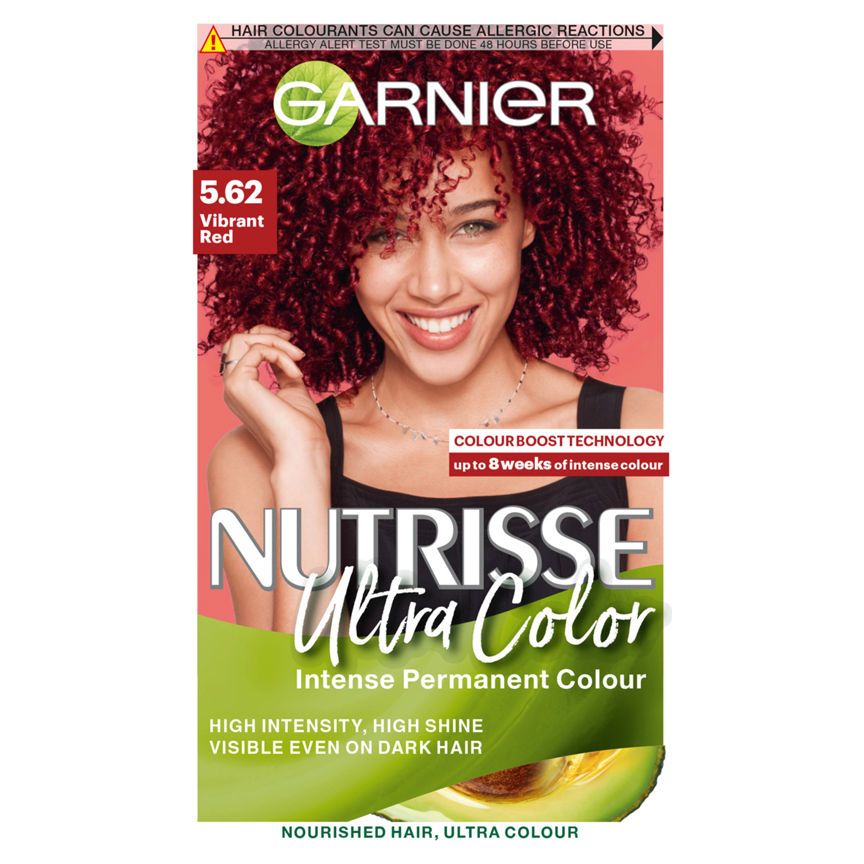 Garnier Nutrisse 5.62 Vibrant Red Permanent Hair Dye