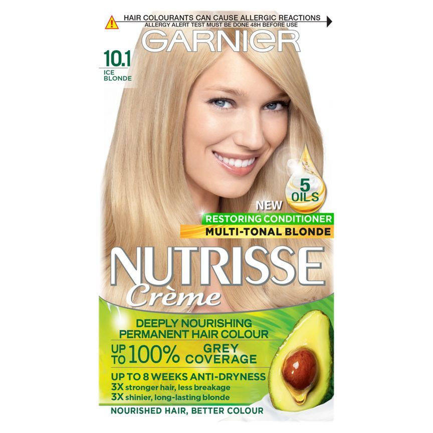 Garnier Nutrisse 10.1 Ice Blonde Permanent Hair Dye