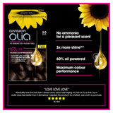 Garnier Olia 5.0 Brown Permanent Hair Dye GOODS ASDA   