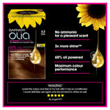 Garnier Olia 5.3 Golden Brown Permanent Hair Dye GOODS ASDA   