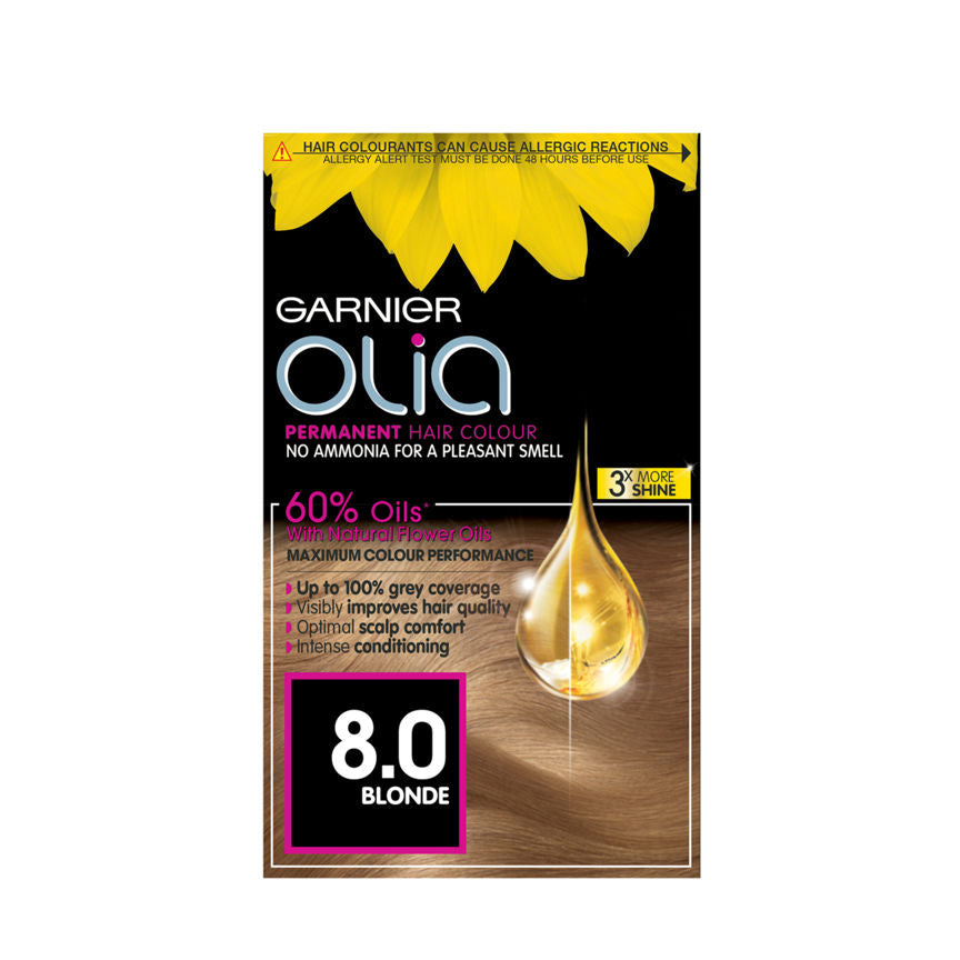 Garnier Olia 8.0 Blonde Permanent Hair Dye