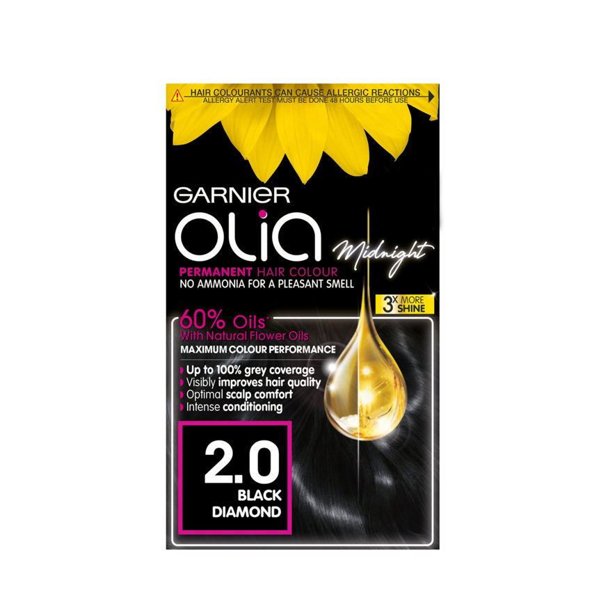 Garnier Olia 2.0 Black Diamond Permanent Hair Dye