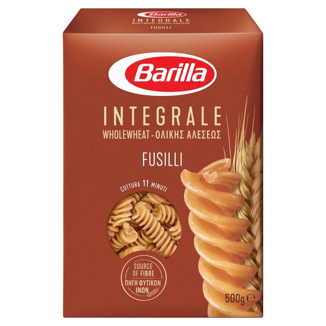 Barilla Whole Wheat Pasta Fusilli Wholegrain Pasta