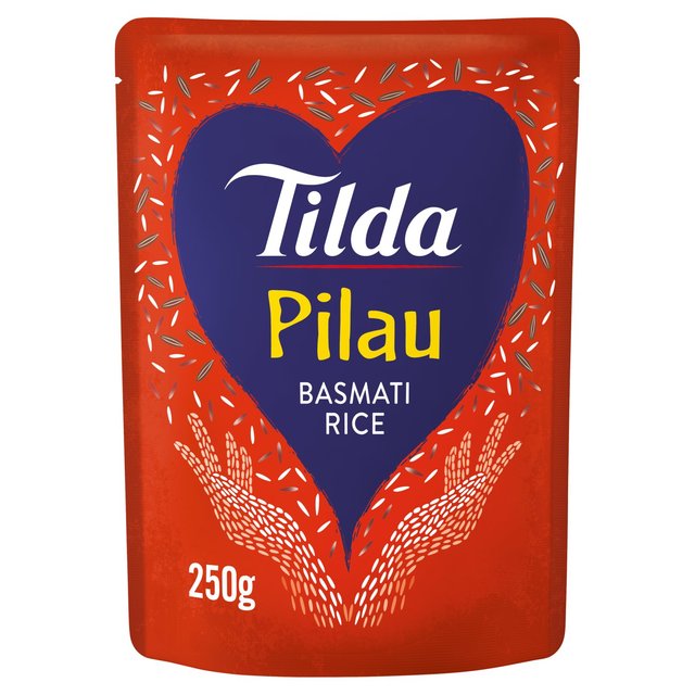 Tilda Microwave Pilau Basmati Rice FOOD CUPBOARD M&S Default Title  