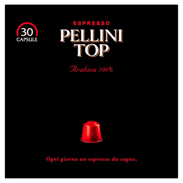 Pellini Top Arabica 100% Compostable Nespresso Compatible Coffee Capsules WORLD FOODS M&S   