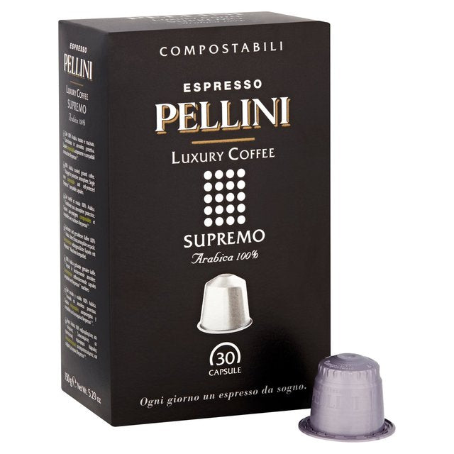 Pellini Luxury Supremo Compostable Nespresso Compatible Coffee Capsules - McGrocer