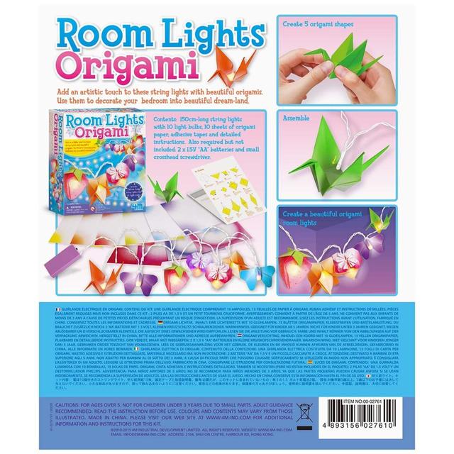 Make Your Own Origami Lights, 5yrs+