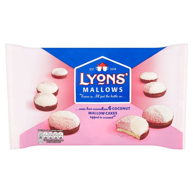 Lyons Coconut Mallows Food Cupboard M&S   