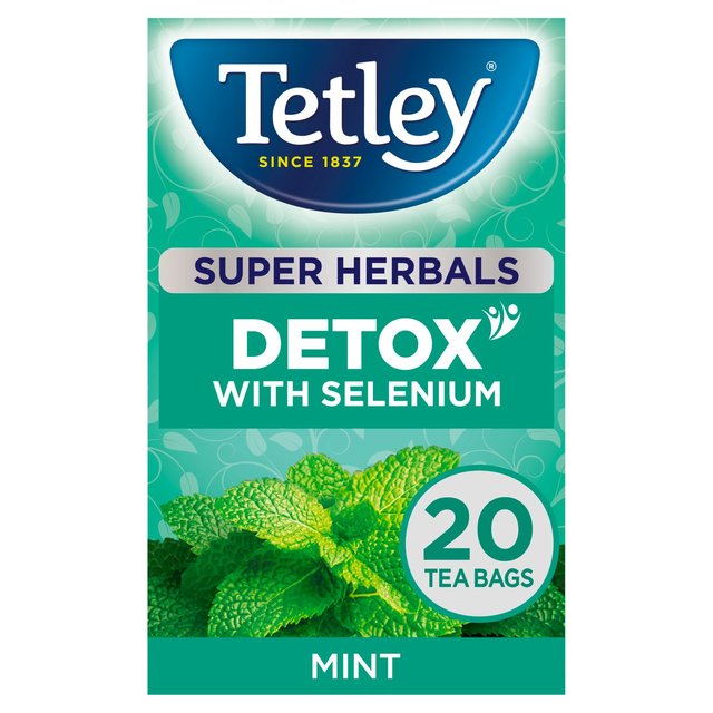 Tetley Super Mint Detox Tea Bags GOODS M&S Default Title  