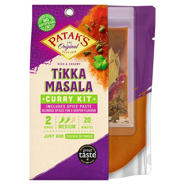 Patak's Tikka Masala Curry Meal Kit 313g Cooking Sauces & Meal Kits M&S   