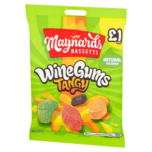 Maynards Bassetts Tangy Wine Gums Sweets Bag - McGrocer