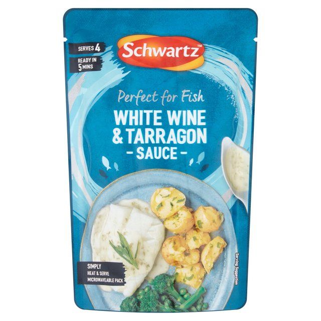 Schwartz White Wine & Tarragon Sauce for Fish Table sauces, dressings & condiments M&S   