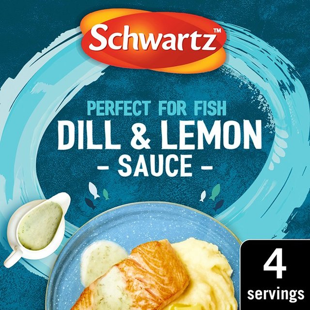 Schwartz Delicate Dill & Lemon Sauce for Fish Table sauces, dressings & condiments M&S   