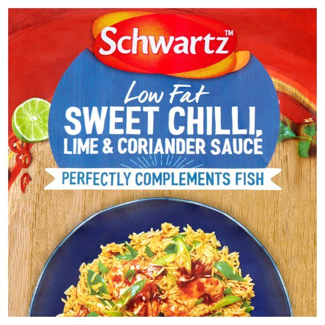 Schwartz Sweet Chilli, Lime & Coriander Sauce for Fish FOOD CUPBOARD M&S   