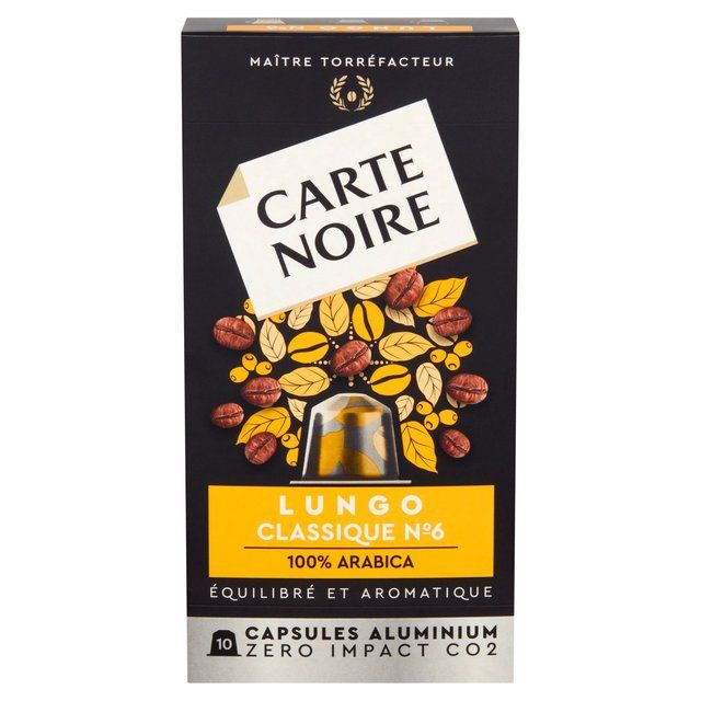 Carte Noire No 8 Lungo Nespresso Compatible Coffee Capsules Tea M&S Default Title  