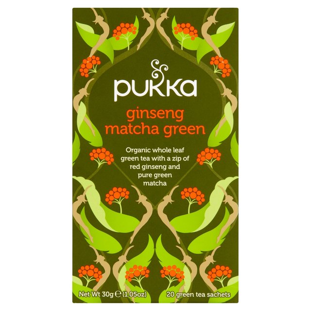 Pukka Ginseng Matcha Green Tea Bags Tea M&S   