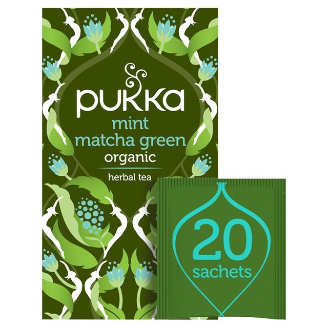 Pukka Mint Matcha Green Tea Bags Food Cupboard M&S Default Title  