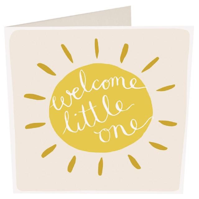 Caroline Gardner Welcome Little One New Baby Card Default Title