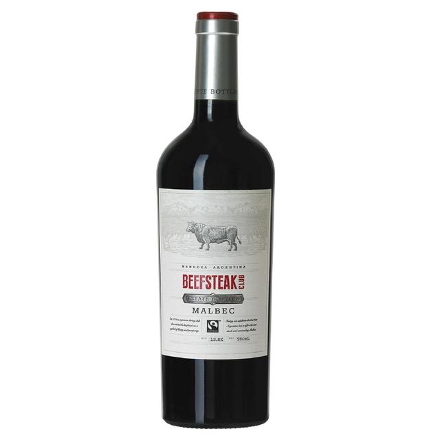 Beefsteak Club Estate Bottled Malbec Fairtrade M&S   