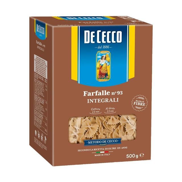 De Cecco Whole Wheat Farfalle Food Cupboard M&S Default Title  