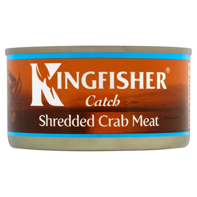 Kingfisher Shredded Crab Meat in Brine Food Cupboard M&S   