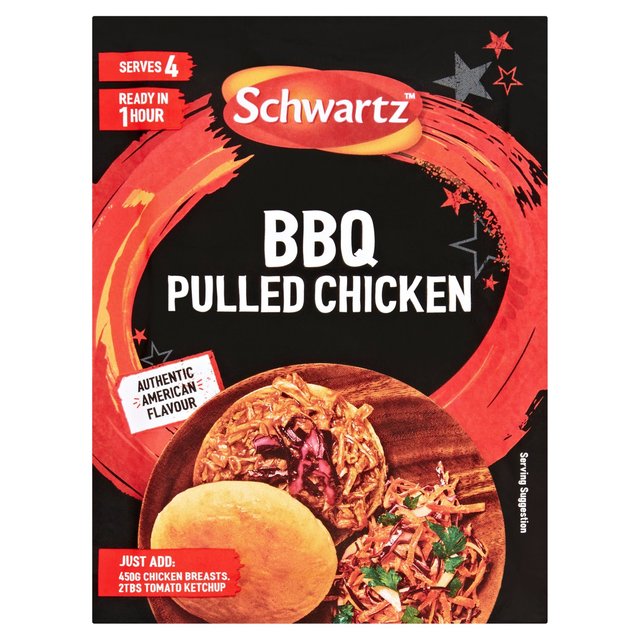 Schwartz Authentic US Pulled Chicken Cooking Sauces & Meal Kits M&S   