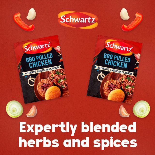 Schwartz Authentic US Pulled Chicken Cooking Sauces & Meal Kits M&S   