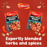 Schwartz Authentic US Sweet Potato Wedges Cooking Ingredients & Oils M&S   