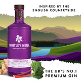 Whitley Neill Rhubarb & Ginger Gin Liqueurs and Spirits M&S   