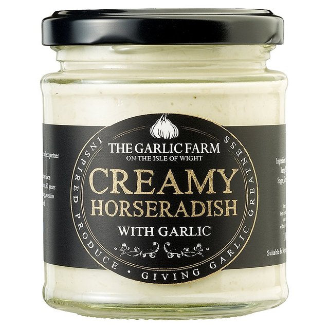 The Garlic Farm Creamed Horseradish Food Cupboard M&S Default Title  